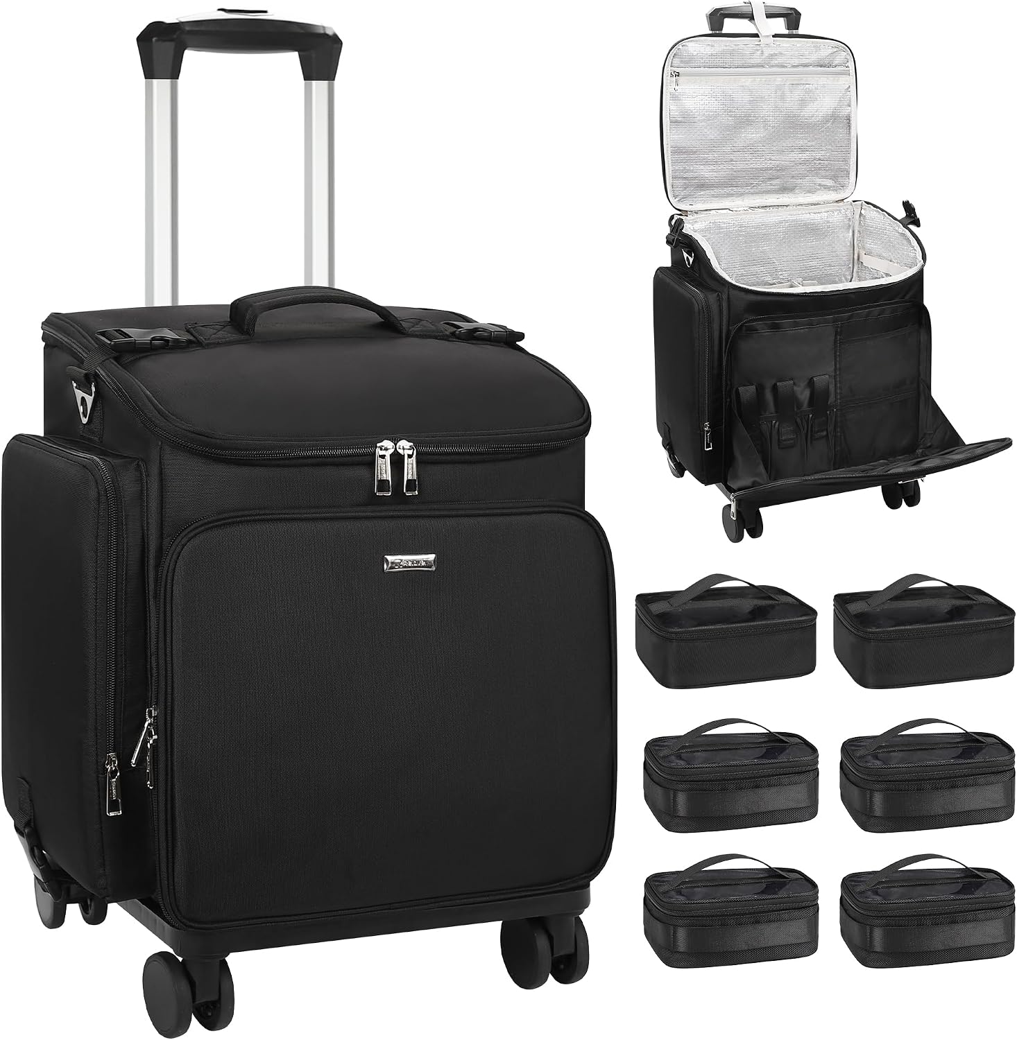 Rolling Makeup Case Hair Tools - Women Bags For Travel review and price