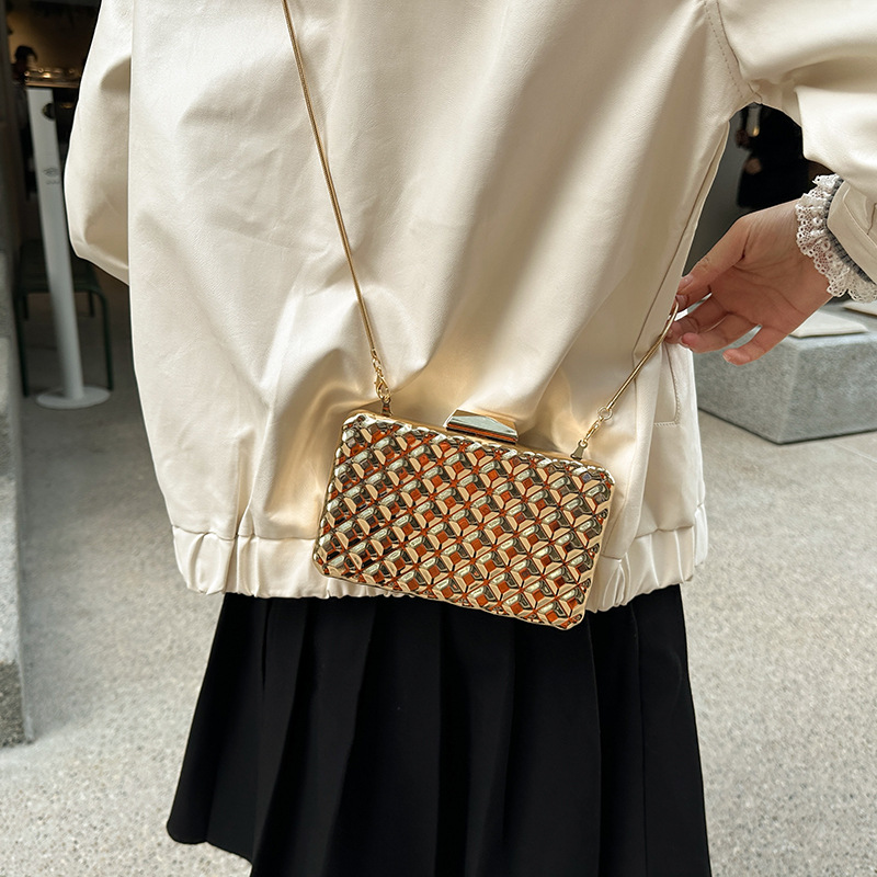 Women Gold Metallic Crossbody  - Women Bags Popular Brands review and price
