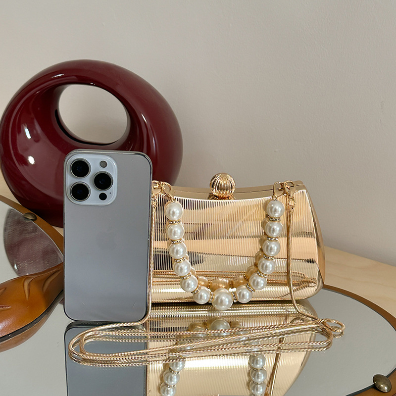 Women Gold Metallic Crossbody  - Women Bags Popular Brands review and price