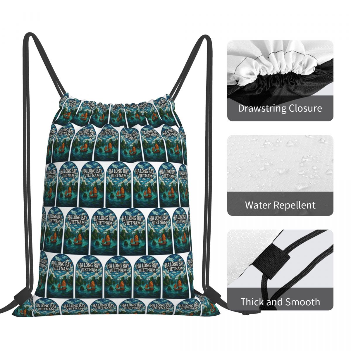 Ha Long Bay Vietnam Stained Gl - Women Bags Vietnam review and price