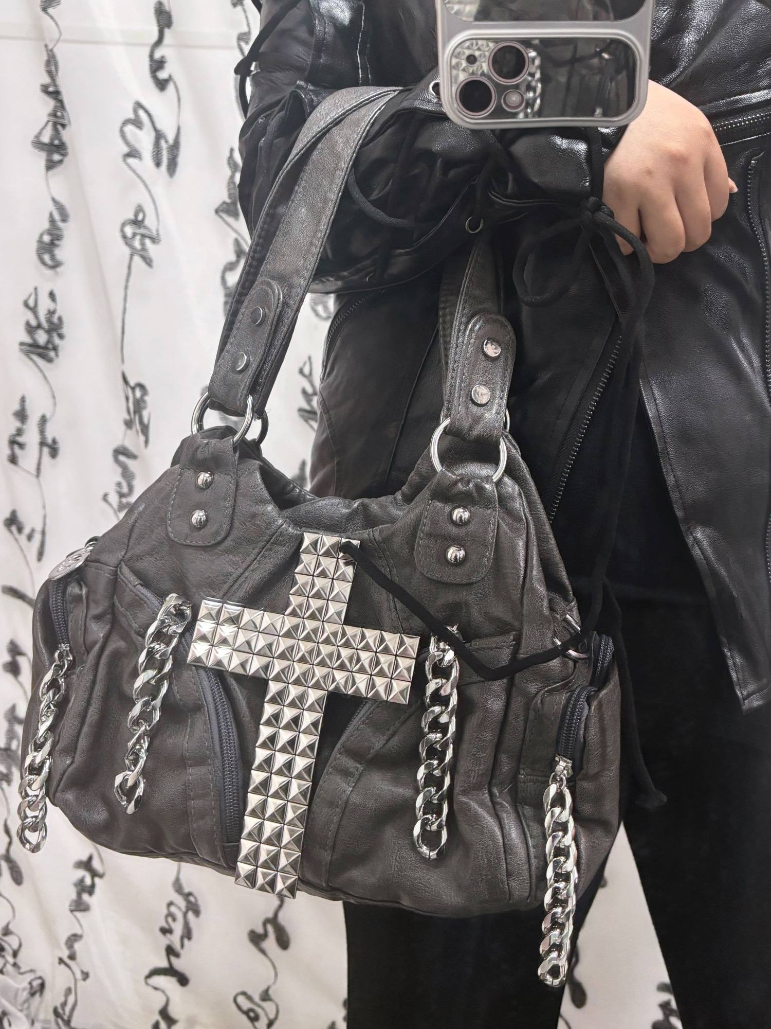 Original Punk Diablo Subcultur - Women Bags Grey review and price