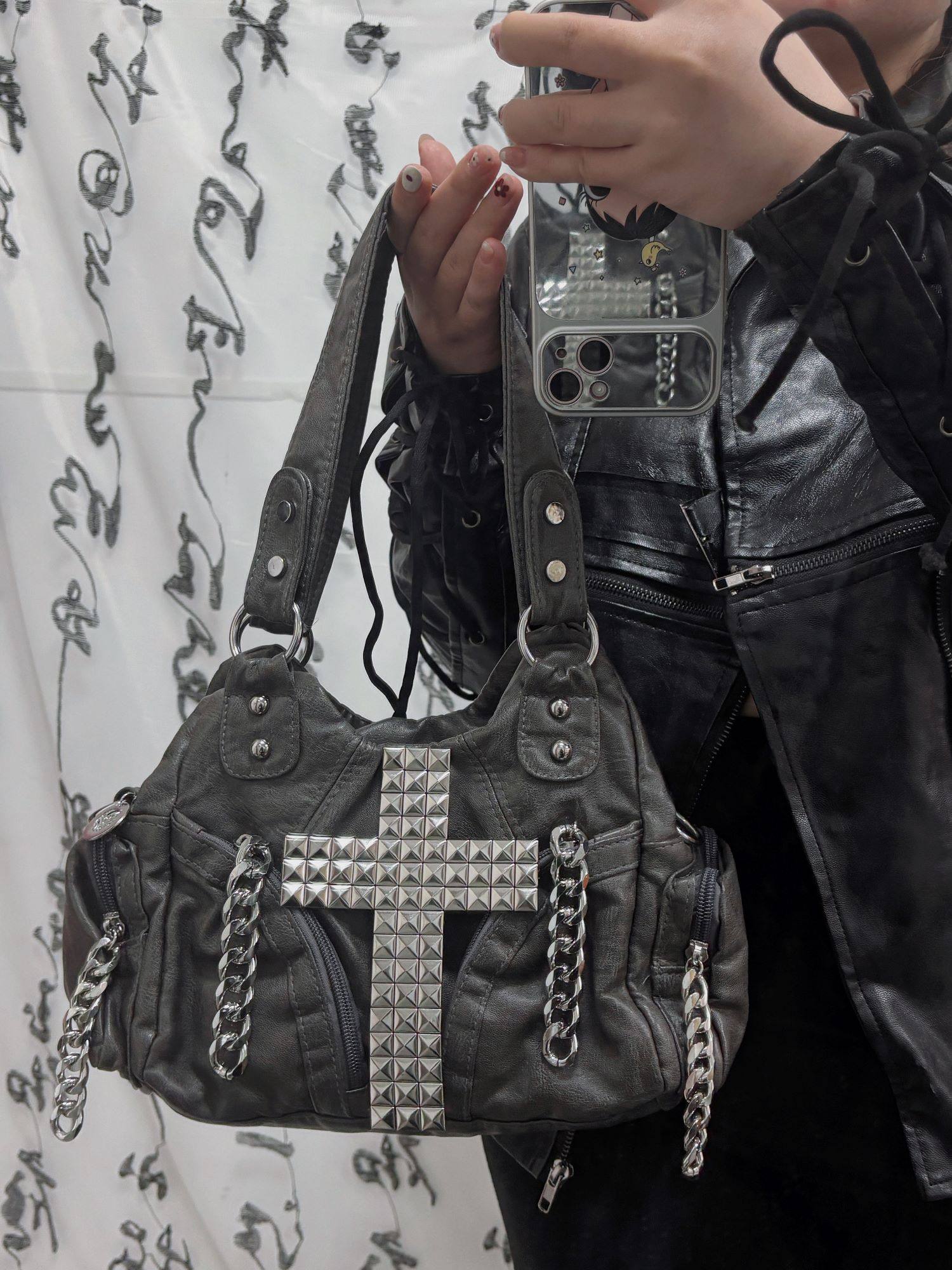 Original Punk Diablo Subcultur - Women Bags Grey review and price