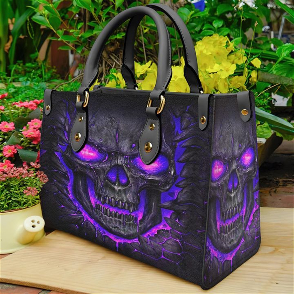 Purple Skull Leather Bag Handb - Women'S Bags Jacquemus review and price