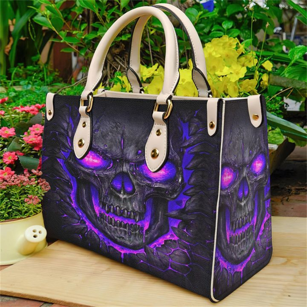 Purple Skull Leather Bag Handb - Women'S Bags Jacquemus review and price